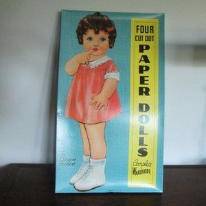 NIB Queen Holden Four 16" Paper Dolls & Clothes